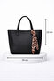 Sofia Model Black Large Women's Shoulder Bag - 4