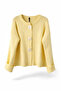 Daisy Bloom Floral Buttoned Cardigan Women's Yellow
