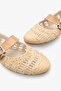 Anjali Women's Knitwear Ballet Flats - Beige Straw - 6