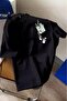 Bamboo Panda Graphic Pocket Detail Short Sleeve Oversized Unisex Crew Neck T-Shirt