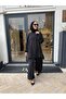 39208 Patterned Women's Suit Black - 2