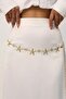 Star Detailed Women's Chain Belt Belt I - Gold - 2
