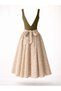 50S Belle Corset Midi Dress Women Cream - 3