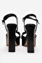 Women's platform Heeled Shoes genuine Leather zy 4147 black - 6