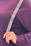 67022 Plus Size Sandy Pants Suit with Stone Detail on the Shoulder - Plum - 5