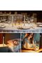 Rechargeable Cordless Desk Lamp – Aluminum Alloy Portable Lamp, Warm 3000K, Gold - 6