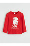 Lcw Kids Ecru Atatürk Printed Girl's T-Shirt - 2