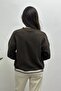Women's Soft Crew Neck Casual Sweater with Minimal Teddy Bear Figure - 4