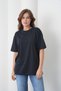 Women's 2-Pack T-Shirt 100% Cotton Crew Neck Comfortable Fit Blue - Navy Blue T-Shirt - 3
