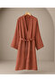100% Organic Cotton Unisex Double Layer Large Size Dressing Gown Muslin Kimono Bathrobe 3XL (Fits 42-48) - 4