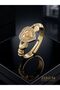 Zircon Stone Heart Women's Ring |   Gold Color Vip Design Adjustable - 5