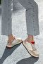 Suede Detailed Genuine Leather Women Sneakers - 2
