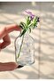 2 Pieces Mini Glass Vase 50 ml Coffee Side Tiny Vase 7 cm Presentation - 2