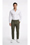 Men's Khaki Color Quality Pants Stretchy Stretch Fabric Ankle-Length Jogger Pants Woven Back Pocketed - 8