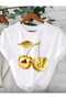 Cherris Model New Season Printed Fabric Oversized Tshirt