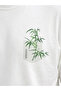 Men's White Oversized Design Printed Stylish T-Shirt with Cotton Pieces - 3