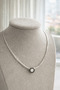 Geometric Stone Detailed Minimal Necklace, the Stylish Model Known as Serenay Necklace