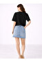 Women's Black Oversized Kurdale Printed Stylish T-Shirt with Cotton Strands - 4