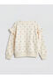 Özmarka New Season Ruffled Stoned Girls' Sweatshirt 2-Piece Set - 5
