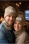 Mom Dad Printed Fleece Neck Warmer Set – Mother and Father Couple Combination Winter Unisex