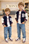 Boy's Cool 3-Piece College Jacket and Jean Pants Combination |   5-14 Years Old Holiday Set - 5
