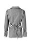 Women's Striped Lace Detailed Back Design Shirt - 2