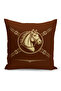 Classic Horse Series Double Sided Digital Printed Set of 3 Throw Pillow Covers (Horse) - 2