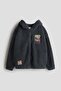 Teddy zip-through hoodie