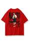 Unisex naruto uzumaki t-shirt red