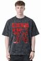 Design Stray Kids Music Group Printed Unisex Oversized Vintage Washed T-Shirt - 2