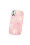 Pink Silicone Case with Shock-Absorbing Camera Protections Compatible with iPhone X/Xs Floral Print - 3