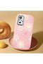 Redmi Note 10 Pro Compatible Shock-Absorbing Camera Protected Pink Silicone Case Floral Print - 3