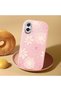 Samsung Galaxy A07 4g Compatible Shock-Absorbing Camera Protected Pink Silicone Case Floral Print - 2
