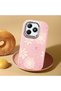 Realme Note 60/60X Compatible Shock-Absorbing Camera Protected Pink Silicone Case Floral Print - 2