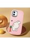 حافظة سيليكون وردية اللون متوافقة مع هاتف iPhone 12 Mini مع حماية للكاميرا ماصّ للصدمات درجة، موديل مزدوج - 2