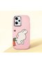 Redmi Note 12 Pro Speed Compatible Shock-Absorbing Camera Protected Pink Silicone Case Dual Model