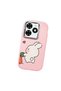 Tecno Spark 20/20C Compatible Shock-Absorbing Camera Protected Pink Silicone Case Dual Model - 3