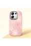 Redmi Note 13 4g Compatible Shock-Absorbing Camera Protected Pink Silicone Case Floral Print