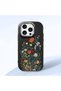 iPhone 16 Pro Compatible Camera Protected Black Soft Silicone Phone Case Floral Print - 3