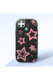 Realme C21Y Compatible Camera Protected Black Soft Silicone Phone Case Pink Star - 3