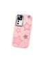 Mi 12t Compatible Camera Protected Pink Soft Silicone Phone Case Pink Star