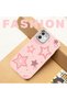 iPhone 17E Compatible Camera Protected Pink Soft Silicone Phone Case with Star Pattern - 7