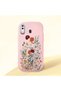 Samsung Galaxy A30 Compatible Camera Protected Pink Soft Silicone Phone Case Floral Print - 3