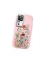Redmi K50 Ultra Compatible Camera Protected Pink Soft Silicone Phone Case Floral Print