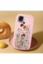 Redmi 10C Compatible Camera Protected Pink Soft Silicone Phone Case Floral Print - 2