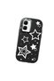 Tecno Spark Go 2 Compatible Camera Protected Black Soft Silicone Phone Case Star Patterned