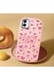 Pink Soft Silicone Phone Bow with Camera Protection Compatible with Samsung Galaxy A04E Patterned - 2
