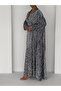 Silver Eclipse Velvet Kaftan - 5