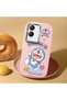 Pink Soft Silicone Phone Doraemon Patterned with Camera Protection Compatible with Vivo Y28 - 2