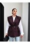 Shoulder Pad Detailed Belt Pieces Vest - 2